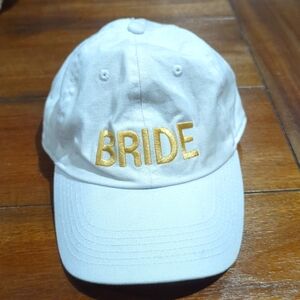 BRIDE embroidered hat